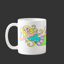 Mer-Mug Colorful Blonde Mermaid