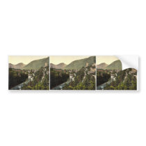 Meran, from Gilfpromenade, Tyrol, Austro-Hungary m Bumper Sticker