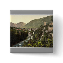 Meran, from Gilfpromenade, Tyrol, Austro-Hungary m Pins