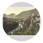 Meran, from Gilfpromenade, Tyrol, Austro-Hungary m stickers