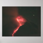 Merapi Volcano Erupting Poster