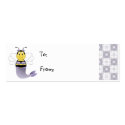 MerBee Bumble Bee Gift Tags
