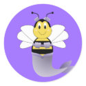 MerBee Bumble Bee Sticker