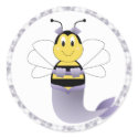 MerBee Bumble Bee Sticker