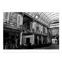 Mercado Londres de Leadenhall Tarjeta Postal