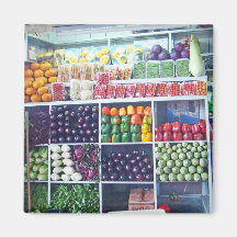 Mercado-Veggies Magnet