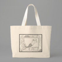 Mercat with seahorses and jellyfish bags
