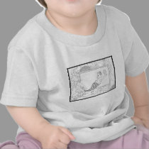 Mercat with seahorses and jellyfish t-shirts