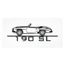 Mercedes 190 SL Type 121 Custom Photo Card
