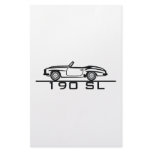 Mercedes 190 SL Type 121 Personalized Stationery