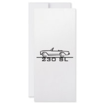 Mercedes 230 SL Type 113 rack cards