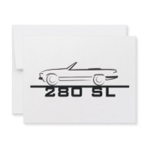 Mercedes 280 SL Type 107 Announcement
