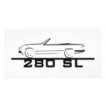 Mercedes 280 SL Type 107 Customized Photo Card