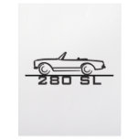 Mercedes 280 SL Type 113 Custom Letterhead