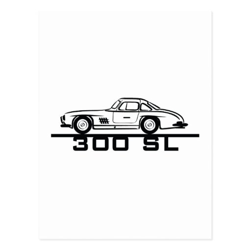 Mercedes 300 SL Gullwing Post Cards