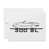 Mercedes 300 SL Type 107 invitations