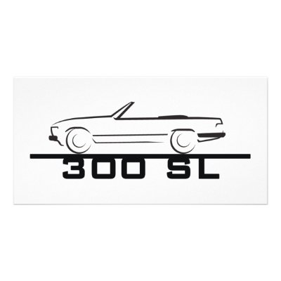 Classic Mercedes Benz 300SL Type 107 Daimler Benz Silhouettes and Images