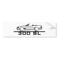Mercedes 300 SL Type 129 bumper stickers