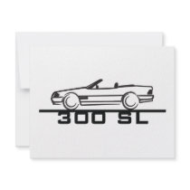 Mercedes 300 SL Type 129 invitations