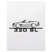 Mercedes 320 SL Type 129 letterhead