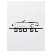 Mercedes 350 SL Type 107 Personalized Flyer