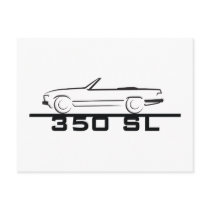 Mercedes 350 SL Type 107 postcards by frengi Mercedes 350 SL Type 107 postcards