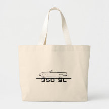Mercedes 350 SL Type 107 Tote Bag