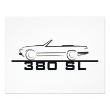 Mercedes 380 SL Type 107 Invite