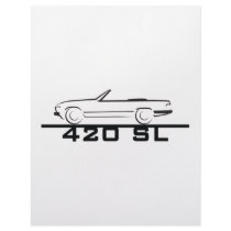 Mercedes 420 SL Type 107 Custom Letterhead