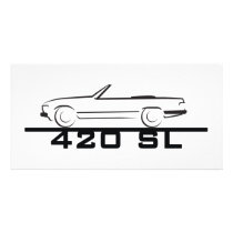 Mercedes 420 SL Type 107 Picture Card
