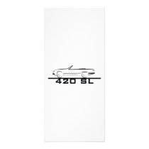 Mercedes 420 SL Type 107 Full Color Rack Card