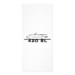 Mercedes 420 SL Type 107 Full Color Rack Card