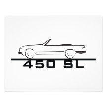 Mercedes 450 SL Type 107 Custom Announcement