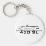 Mercedes 450 SL Type 107 Key Chains