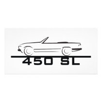 Mercedes 450 SL Type 107 photo cards