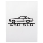 Mercedes 450 SLC 107 Custom Letterhead