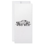 Mercedes 450 SLC 107 Customized Rack Card