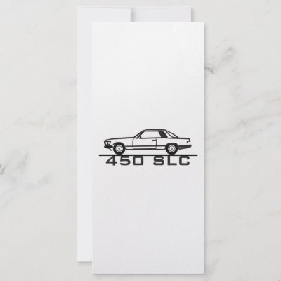 Mercedes 450 SLC 107 Customized Rack Card by frengi
