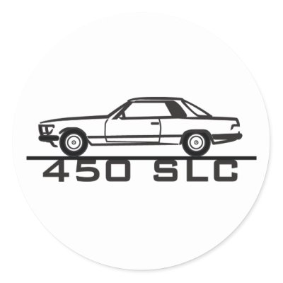 Mercedes 450 SLC 107 Stickers by frengi Classic nineteen seventies and