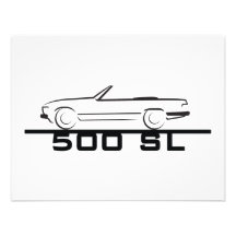 Mercedes 500 SL Type 107 Custom Announcements