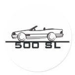 Mercedes 500 SL Type 129 Stickers