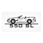 Mercedes 550 SL Type 230 Photo Card Template