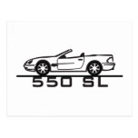 Mercedes 550 SL Type 230 Postcards