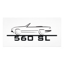 Mercedes 560 SL Type 107 Photo Cards