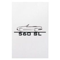 Mercedes 560 SL Type 107 stationery