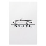 Mercedes 560 SL Type 107 Customized Stationery