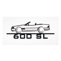 Mercedes 600 SL Type 129 Customized Photo Card