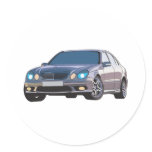 Mercedes Benz Round Sticker