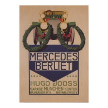 Mercedes Berliet Poster posters by MyOtherPlanet Mercedes Berliet Poster posters
