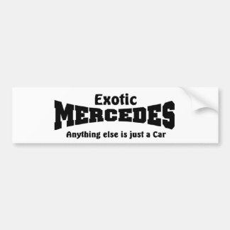 Mercedes bumper sticker #2